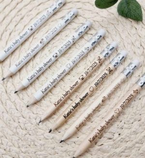 Baby Shower Wooden Pencils