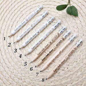 Baby Shower Wooden Pencils