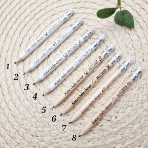 Baby Shower Wooden Pencils