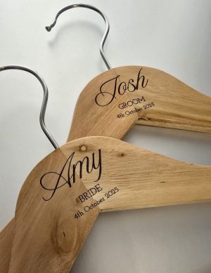 Engraved Hangers for Wedding