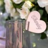 Engraved Heart Wine Glass Tags Engraved Heart Wine Glass Tags
