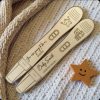 katistudiodesigns Wooden Pregnancy Test Keepsake
